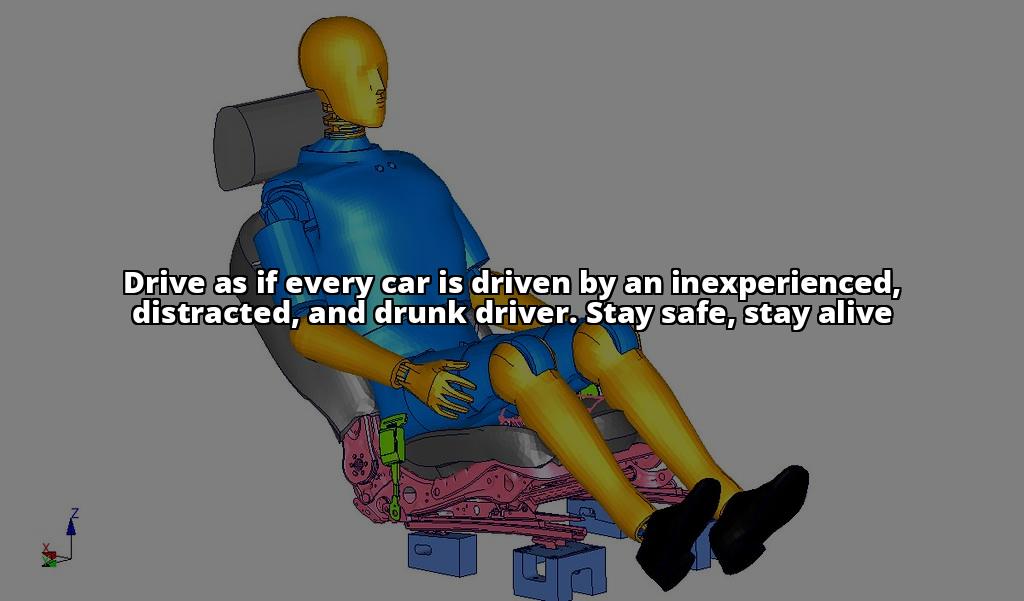 Finite Elemente-Simulation eines Vordersitzes - a person sitting in a chair with a computer. The Top-Rated Cars for Safety